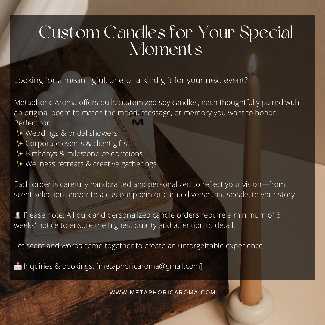 Custom Candles for Your Special Moments