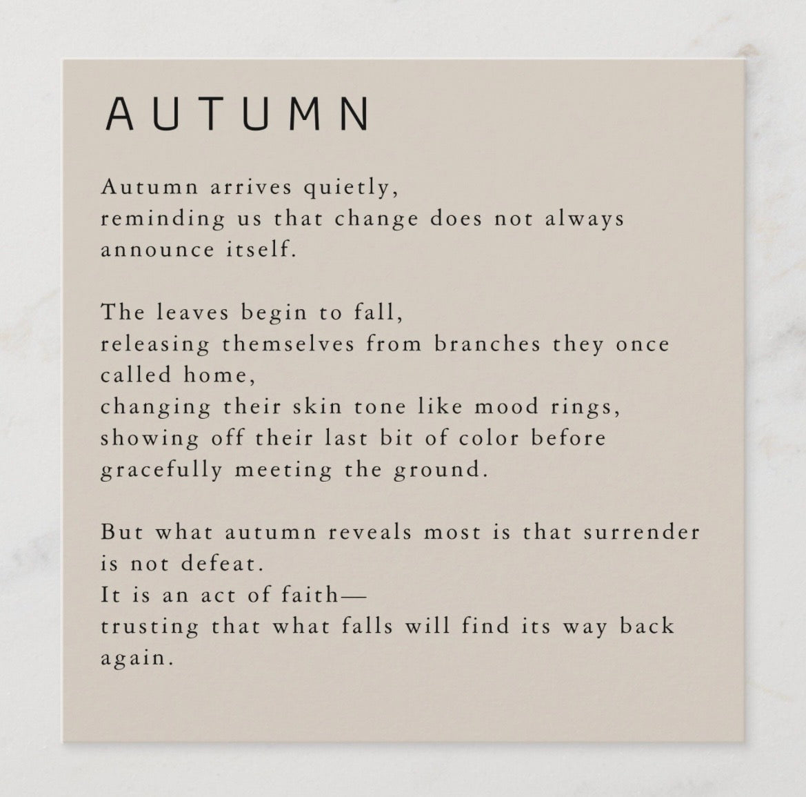 Autumn